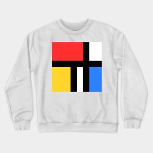 Mondrian colors Crewneck Sweatshirt